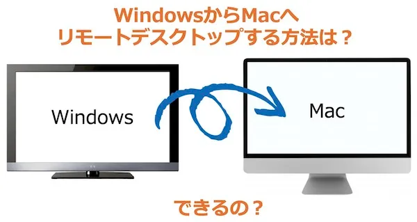 WindowsからMacへリモートデスクトップする方法